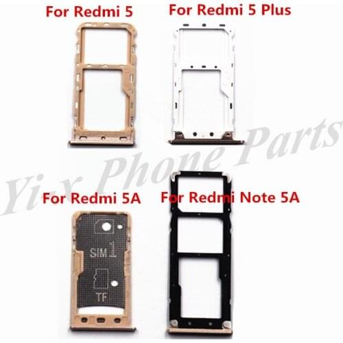 SIM Card Tray Holder for Xiaomi Redmi 5 / Redmi 5 Plus / Redmi 5A / Redmi Note 5A