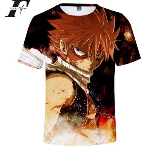 LUCKYFRIDAYF 2018 Harajuku Anime Fairy Tail 3d COTTON t-shirt men women Cute girl Wendy print Unisex hit hop Tee shirts