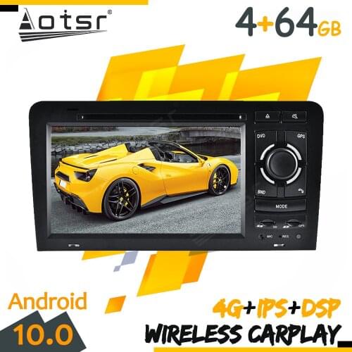 Android 10 Tape Radio Recorder Car For Audi A3 2003 2004 2005-2011 GPS Navi Multimedia Player Stereo Autoradio Carplay Head unit