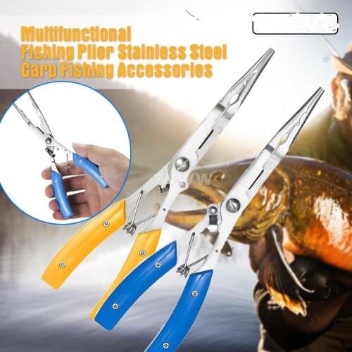 Outdoor Fishing Plier Stainless Steel Scissor Braid Line Lure Cutter Hook Remover Fishing Tackle Tool Multifunction Scissors