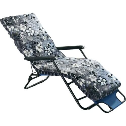 Lounge Chair Cushion Folding Seat Back Rocking Recliner Pads Removable Cushion Garden Sun Lounge Seat Cushion Sofa Tatami Mat