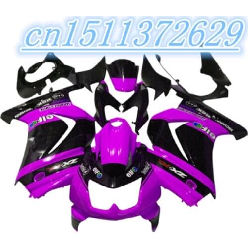 Complete injection Fairing kits for Kawasaki zx250r 08-14 EX 250 2008 2010 2014 ZX250R Ninja purple black fairings kit