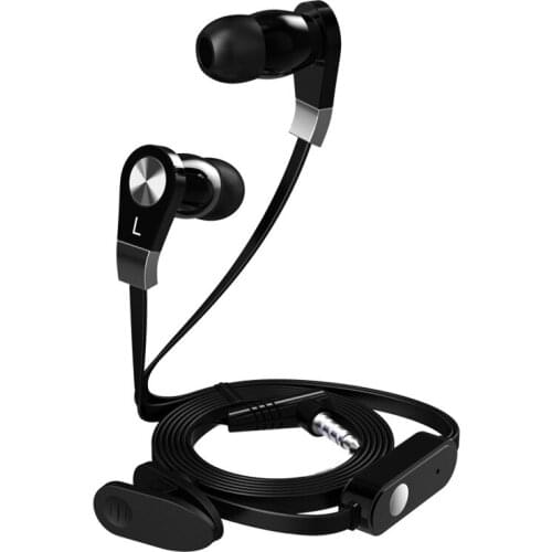 Portable 3.5mm Earphone Stereo Earbuds Super Bass Headset with Microphone 300PCS/lot