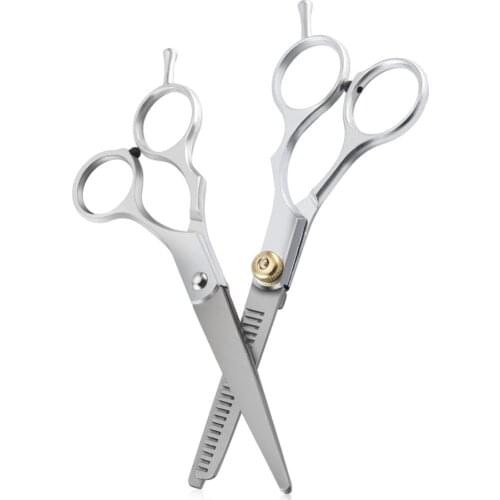 Professional Stainless Steel Hairdressing Hair Cutting Thinning Shears Scissors Set Barber Salon Thinning Hair Cut Scissor