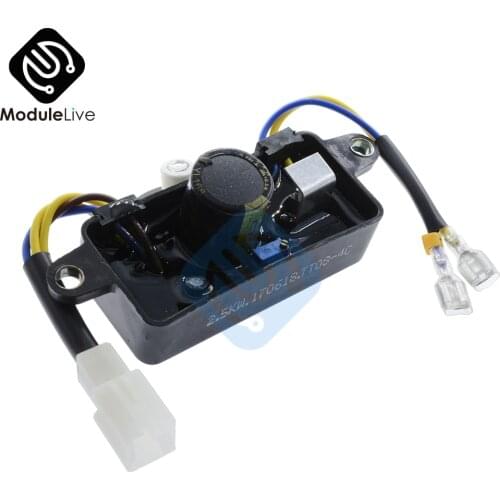 Voltage Regulator Rectifier Single Phase AVR For 2KW 3KW Gasoline Generator Electronic Start Volt Regulate