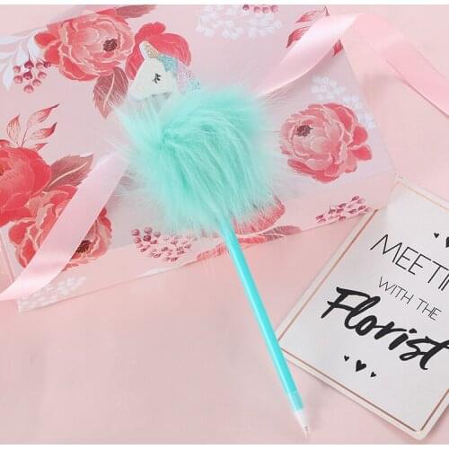 20pcs/set Factory Animal Unicorn Ballpoint Pen Korean Promotion Craft Gift Pen Wholesale Cute Kids Pen