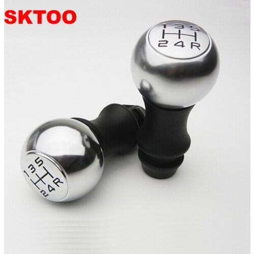 5 Speed Stainless Steel Manual Gear Shift Knob VTS Sports Lever HandBall For Peugeot 106 206 306 406 107 207 307 308 407 Triumph