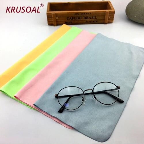 10 pcs/lots Microfiber Glasses Cleaning Cloth Cleaner 150*175mm For Lens Phone Screen Cleaning Wipes kpop accessories
