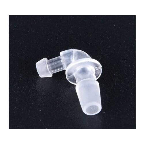 100pcs Siemens Type Connector Elbow for BTE Hearing Aid Earplug Connecting Ear Tip
