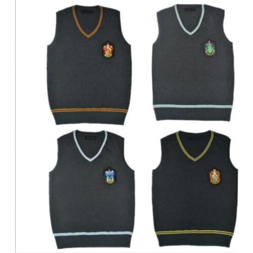 Potter Cosplay Sweater Daily Clothes Hermione Scarf Costumes School Uniform Necktie Kids Adult College style Pullover Party