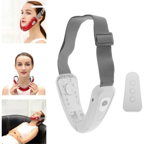 V Face Facial Chin Shaping Massager Lift Up Belt Slimming Massage Thin Belt Anti Wrinkle Vibration Toner Strap Beauty Supplies