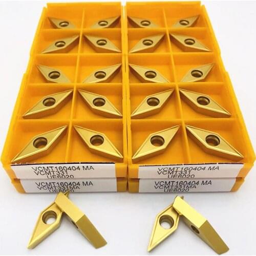 VCMT160404 UE6020 US735 Internal turning tool Carbide turning tool VCMT 160404 turning tool blade VCMT lathe parts tool