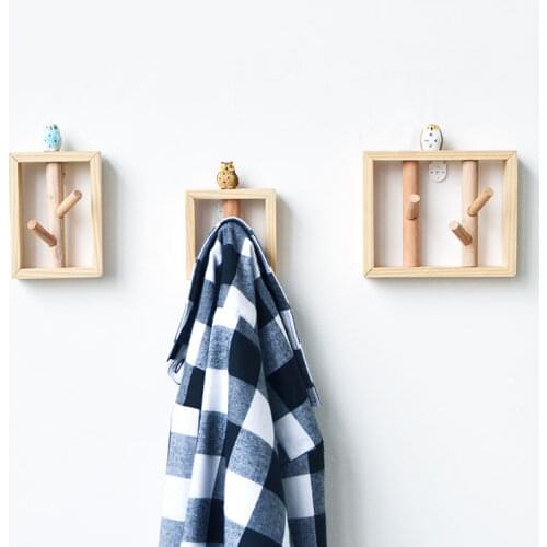 Vintage Hooks Hanger Holder Clothes Storage Hidden Hook Wall Hanging Hanger Home Decoration