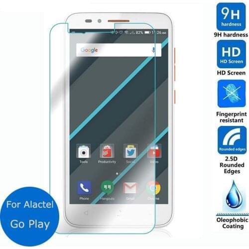For Alcatel One Touch Go Play Tempered Glass Screen Protector 2.5 9h safety Protective Film on onetouch 7048X 4G LTE Verre Guard