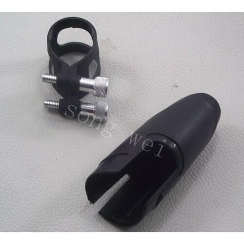 10 set Bb Soprano clarinet Plastic Ligature and cap