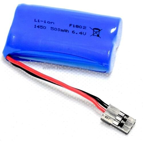 6.4V 500mAh 3.2Wh LiFe Battery for RC Racing Model Buggy Car Truck Truggy Speed Boat