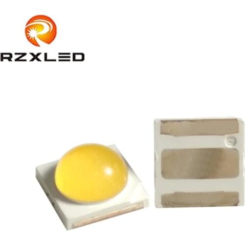 60PCS/lot CRI80 Warm White3000K ceramic substrate 3W 700MA 3535 SMD LED diode Chip light emitter