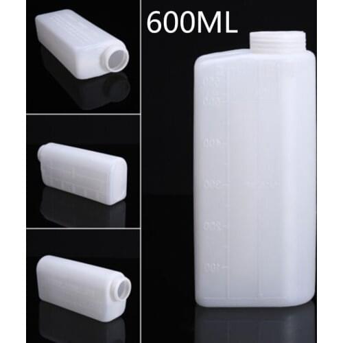 600ML 2-Stroke Oil Petrol Fuel Mixing Bottle Container For Chainsaw 20:1 25:1 US