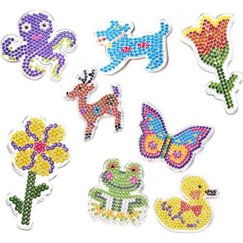 8pcs/Set 5mm Hama Beads template Toy Beads tool Educational Tangram Jigsaw Puzzle Template Kids Toy Free shipping