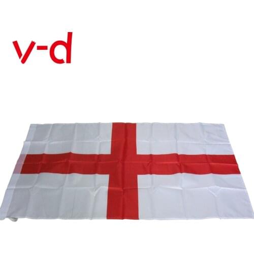 Free shipping xvggdg England Flag Cross Of St George English National Banner Indoor Outdoor 90*150cm