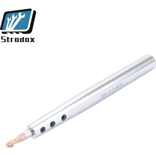 Side Fixed Extension Rod Collet Chuck Holder 100L Straight Shank Extension Lathe Rod Metal CNC Milling Cutter Lathe Rod Tools