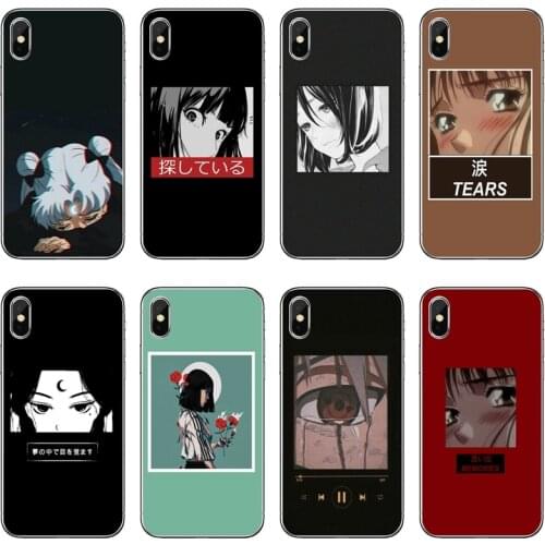 Sad japanese Anime puzzle aesthetic Phone Case For Xiaomi Redmi 9T 9C 9A 7 7A K20 6 6A S2 Redmi Note 9S 9T 9 8 8T 7 6 5A Pro