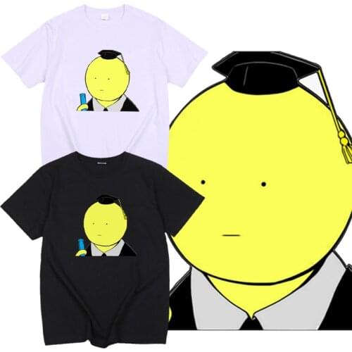 Assassination Classroom Anime T-shirt Kawaii Korosensei Print Short-sleev Summer Women Men Streetwear Breathable Camisetas Mujer