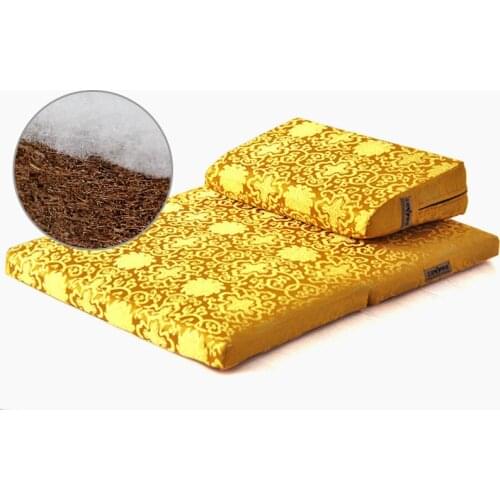Chinese Zen Buddhism Zafu and Zabuton Meditation Cushion Set 2 Piece Square 60/70cm 5 Color Lotus Meditation Pillow Zen Buddhism