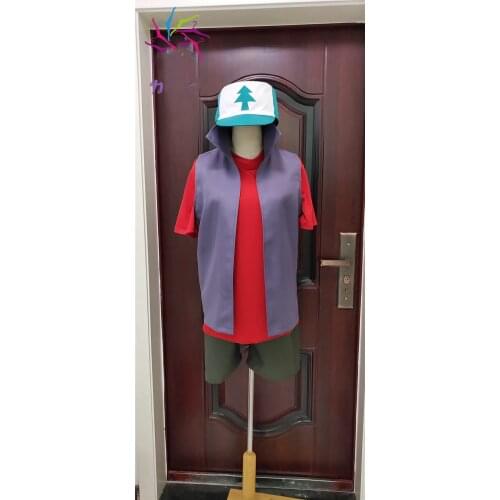 Anime Dipper Cosplay Costumes Halloween Chrismas Costumes Custom Made Outfit