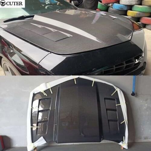 Carbon fiber engine hood engine cover for Chevrolet Camaro car body kit 10-13
