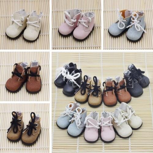 14.5inch Girls Dolls Antique Boots Shoes for 1/6 1/4 BJD 4.5*2.5cm Sneakers Plush Dolls Accessorries Doll Toys