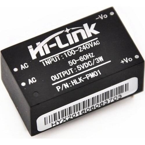 Elecrow HLK-PM01 mini Power Supply Module AC-DC 220V to 5V Step-Down Smart Home Switch DIY Kit