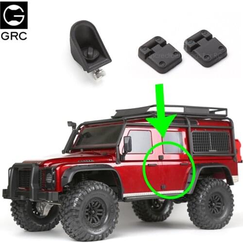 GRC Simulation Soft Rubber Fuel Tank Port Filler Cap Cover Hood hinge door hinge for 1/10 TRAXXAS TRX4 Defender 82056-4 BRONCO