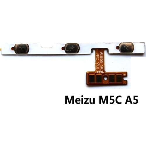 New Power On Off Volume Button Flex Cable For Meizu M5C A5 / M3 Max Repair Parts