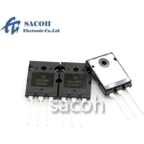 Genuine New Original 1Pairs(2PCS) MJL21193 MJL21193G + MJL21194 MJL21194G TO-3PL 16A 250V 200W NPN+PNP Silicon Power Transistor