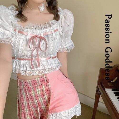 Passion Goddess Short Sleeve Blouses