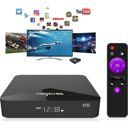 H5 S905X Smart TV Box Android 9.0 2.4G/5G Wifi 2GB 16GB USB3.0 1080P H.265 60fps For Google Youtube Media Player 4K Smart TV Box
