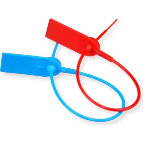 Hot sale 50pcs/lot 370mm length Plastic tightening security wire seals padlock cable tightener Ties Seal Lock for cargo