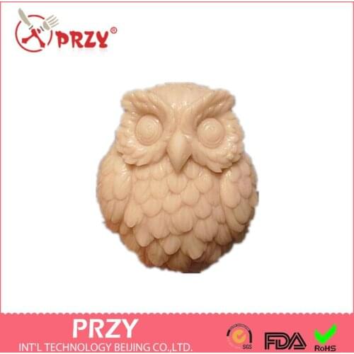 Free shipping sell hot owl modelling silicon soap mold Cake decoration mold Handmade soap mold
