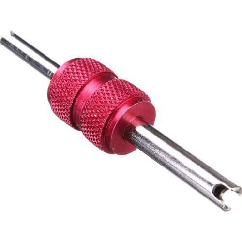 Universal Car Tire Valve Stem Core Installer Remover Repair Tool-Auto 2 Sizes Red