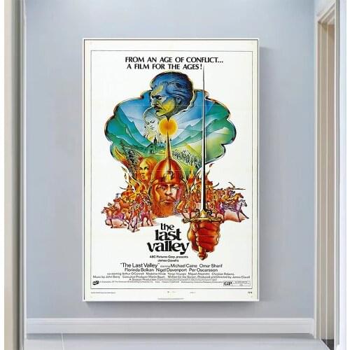 V0906 The Last Valley Vintage Classic Movie Wall Silk Cloth HD Poster Art Home Decoration Gift