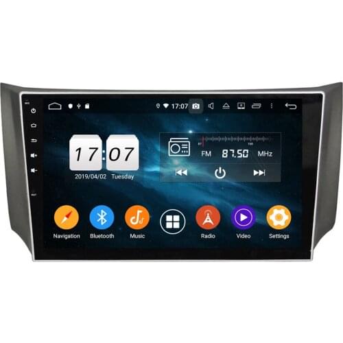 Built-in DSP Android 9.0 Car DVD player GPS GLONSS Navigation For Nissan sylphy Sentra pulsar 2012-2017 auto multimedia stereo
