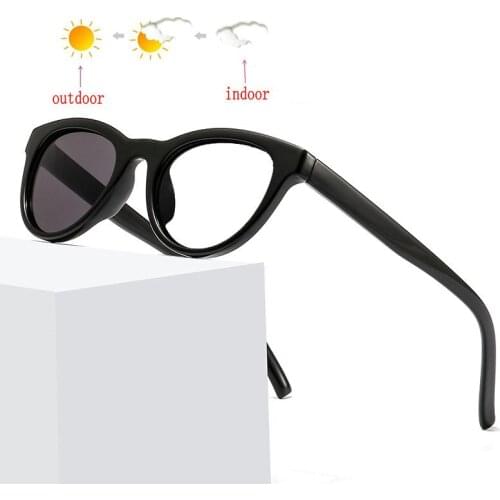 -1 -1.5 -2 -2.5 -4 -4.5 Retro Metal Big Frame Myopia Prescription Glasses For Women And Men Photochromic eyeglasses NX