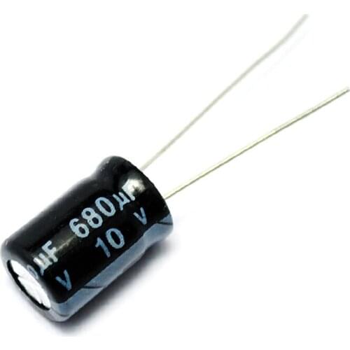 10PCS/LOT Electrolytic Capacitor 10V/680UF 10V 680UF 8*12