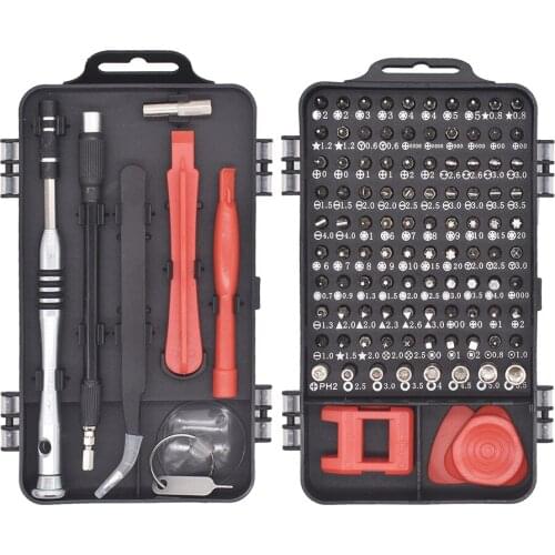 110 in 1 Precision Screwdriver Set Multi CRV Screw Driver Bit Combination Tools for Mobile Phone PC Toy Equipment iPad 2021