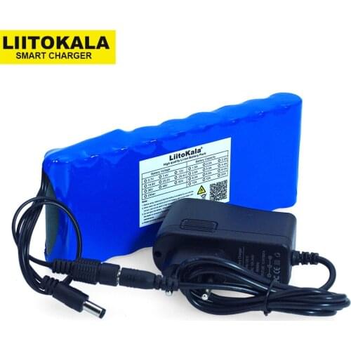 12 v 9.8Ah 9800mAh 18650 Rechargeable batteries 12V Li-Ion Battery pack Protection Board CCTV Monitor battery +12.6V 1A Charger