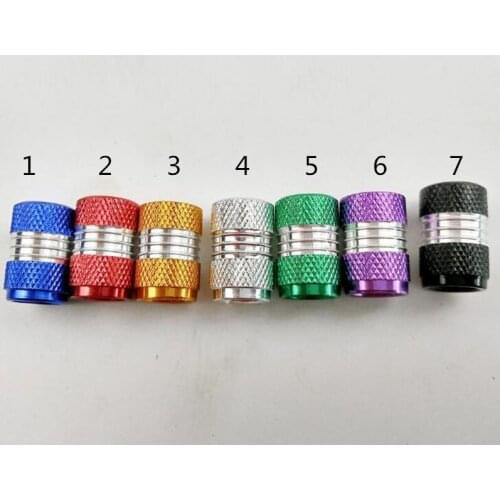 4pcs/lot Color Aluminum Valve Cap Valve Stems Caps Pressure Valve Caps Dust Cover
