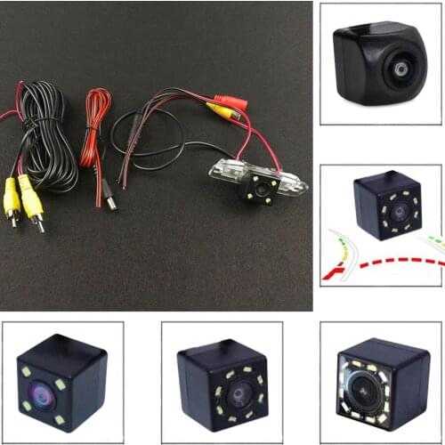 Car CCD 4 8 12 Dynamic LED Night Vision Fisheye Rear View Camera Parking Waterproof For Honda Spirior 2009-2012 Europe Accord