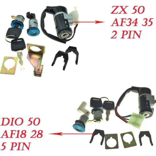 For HONDA DIO ZX AF18 AF27 AF28 AF34 AF35 power door lock motorcycle full lock start lock switch start engine lock buffer