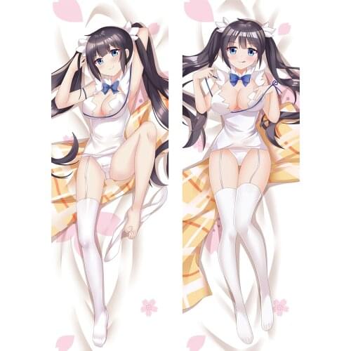 Japan Anime DanMachi Hestia Dakimakura Hugging Body Pillow Case Two-Sided Printed Life-size Pillow Cover Collection